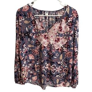 ⭐️4 for $10⭐️Paisley Floral Flowy Long Sleeve Blouse.